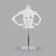 Mannekiinin torso, mattavalkoinen